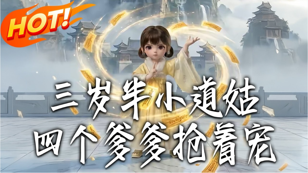 三岁半小道姑，四个爹爹抢着宠 动漫(全集)
