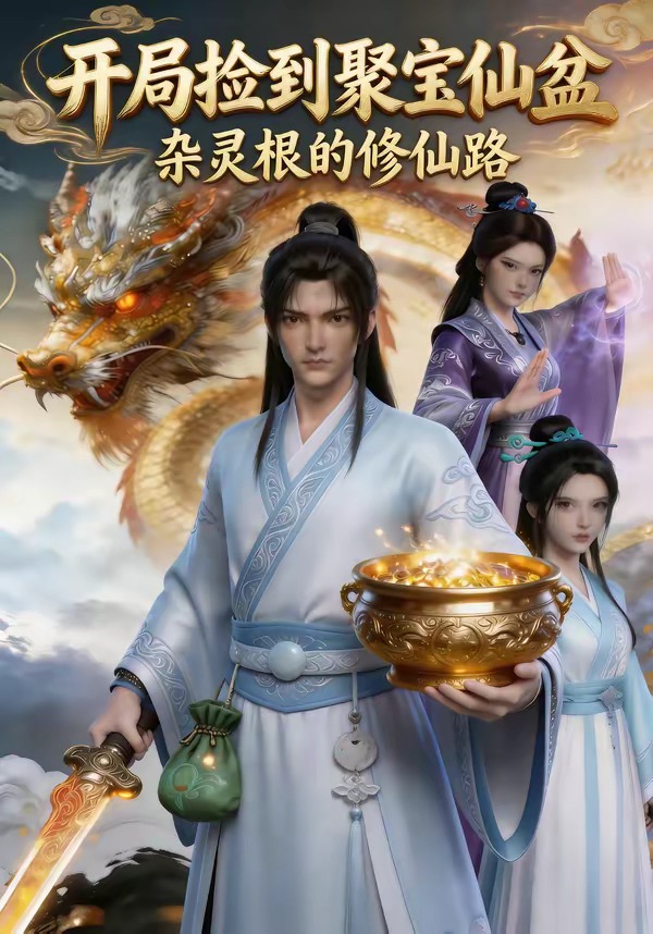 开局捡到聚宝仙盆，杂灵根的修仙路 Ai漫剧(全集)