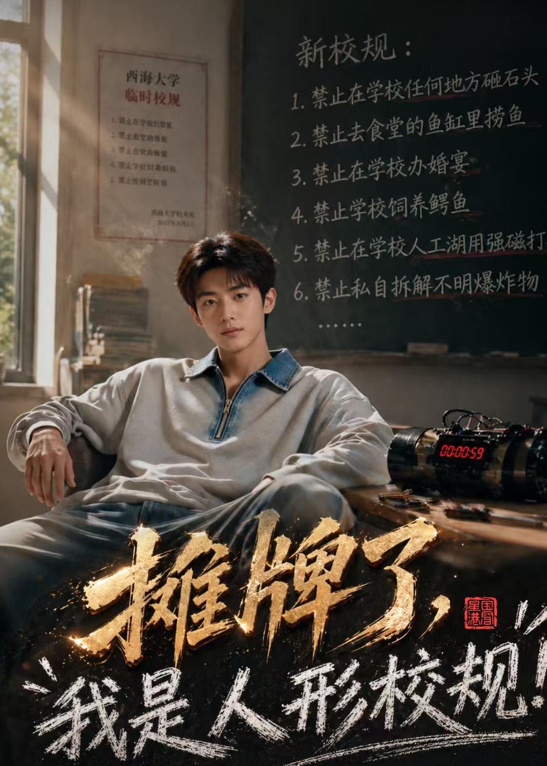 摊牌了，我是人形校规 Ai漫剧(全集)