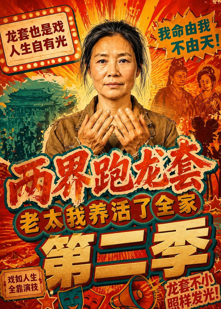 两界跑龙套，老太我养活了全家第二季 Ai漫剧(全集)