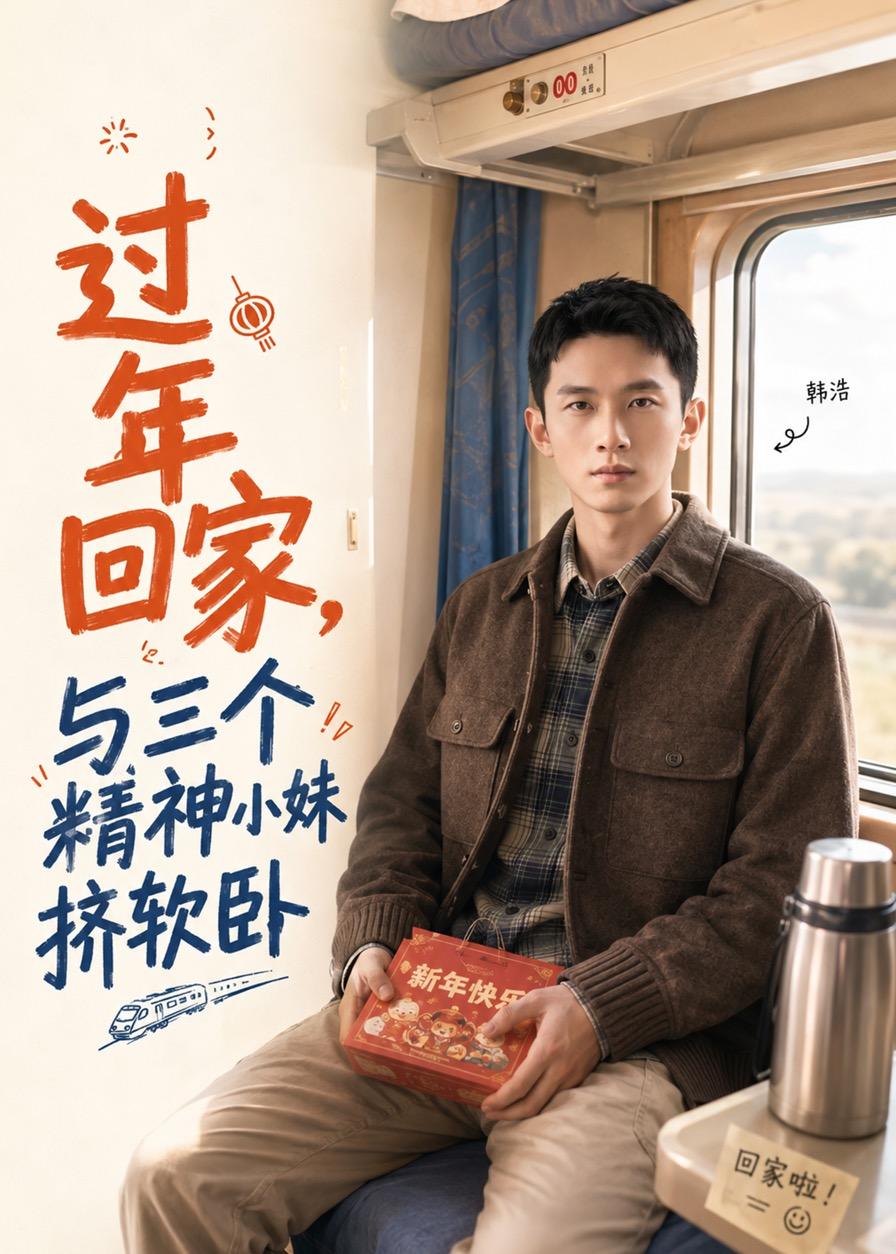 过年回家，与三个精神小妹挤软卧 Ai漫剧(全集)