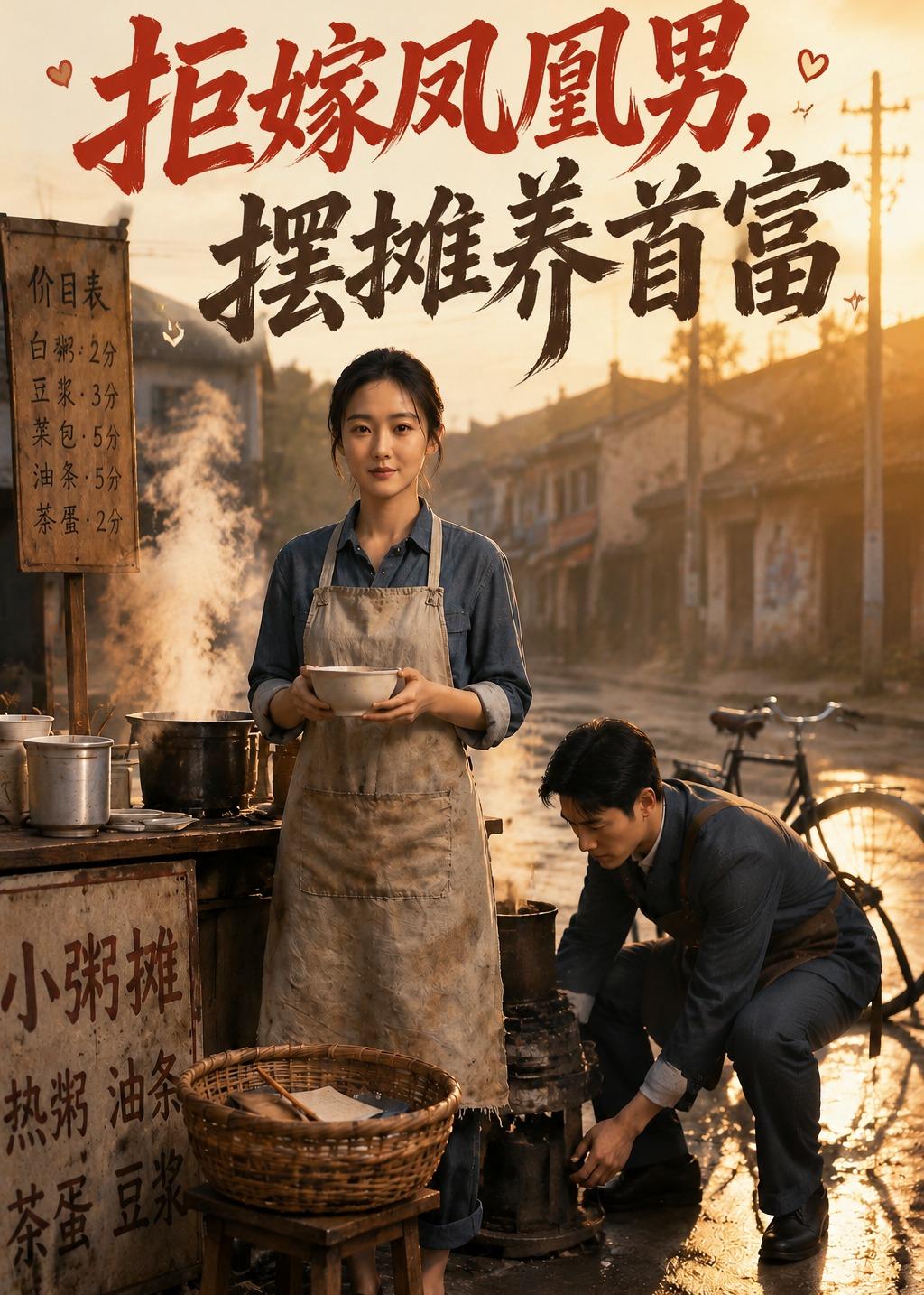 拒嫁风凰男，摆摊养首富 AI(全集)