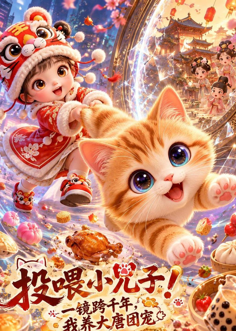 投喂小兕子！一镜跨千年，我养大唐团宠 Ai漫剧(全集)